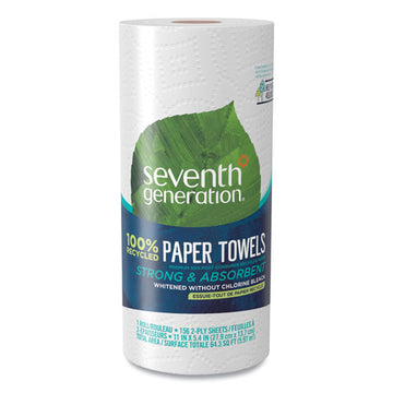 Seventh Generation® 100% Recycled Paper Kitchen Towel Rolls, 2-ply, 11 X 5.4 Sheets, 156 Sheets-rl, 24 Rl-ct freeshipping - TVN Wholesale